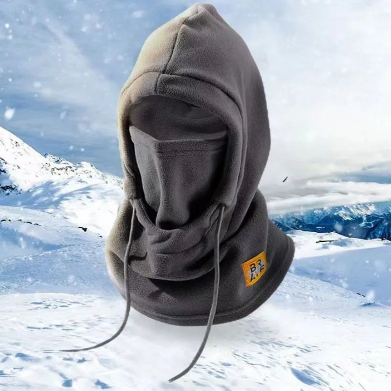 Winter Warm Hat with Mask and Neck Warmer 3-in-1 Windproof Balaclava for Men and Women Masked Hat Cycling Cold Weather Protectio