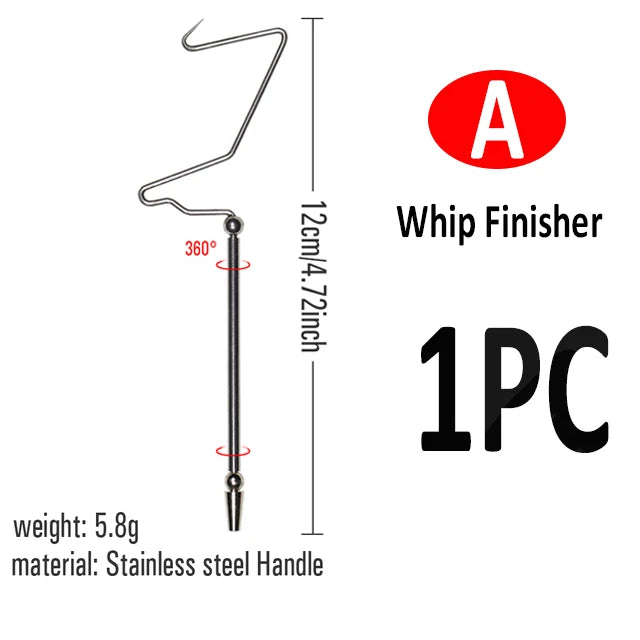 Rotating Whip Finisher Fly Tying Tool