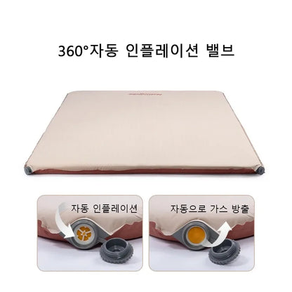 Naturehike 2025 New Air Mat Ultralight Elasticity Sponge Automatic Inflatable Mat Portable Folding Outdoor Camping Air Mattress