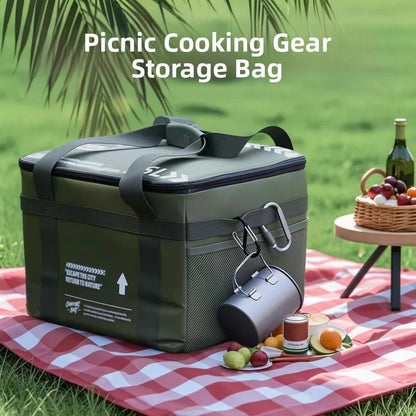camping storage bag foldable large capacity tool camping picnic storage bag waterproof