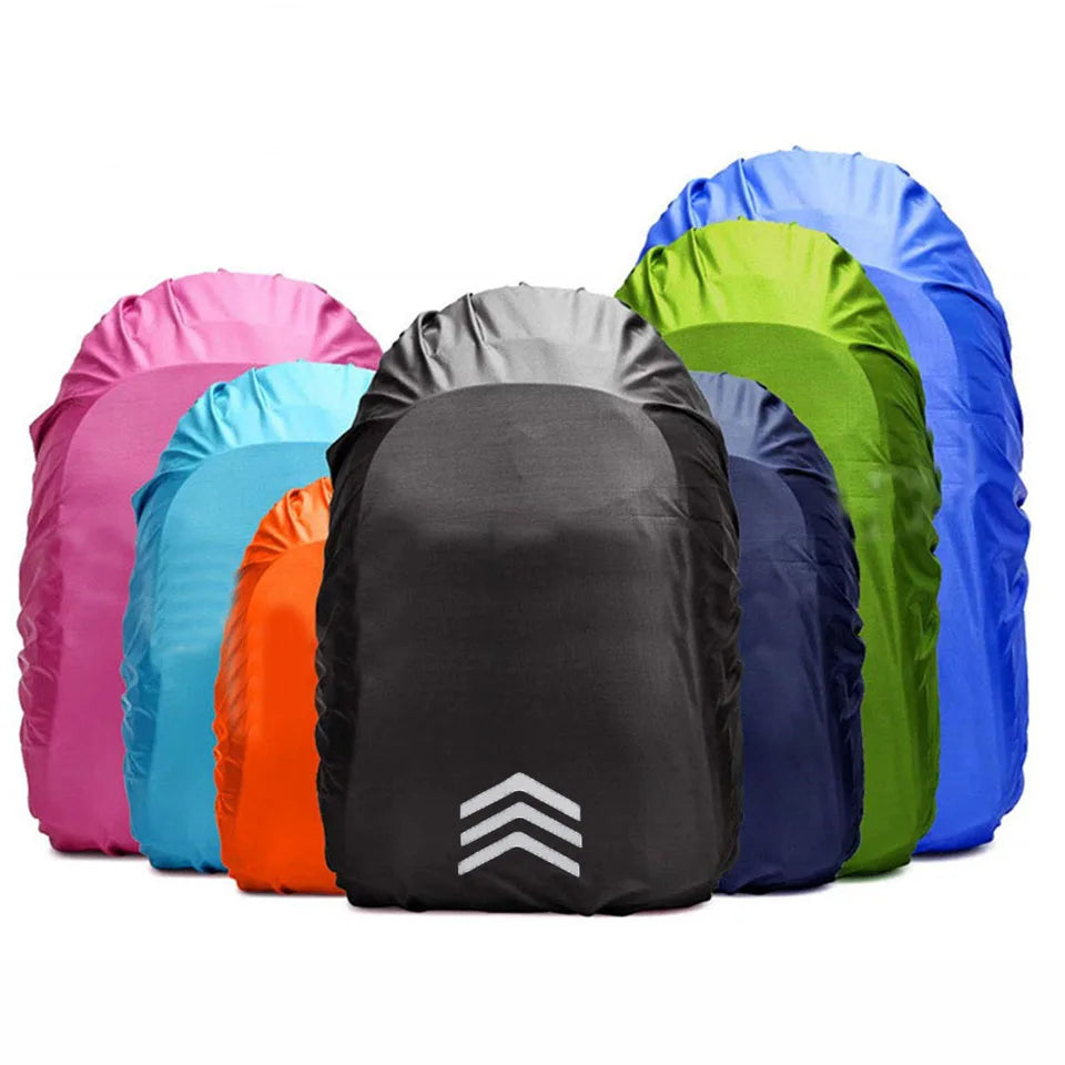 KoKossi 1Pcs 25-60L Mountaineering Backpack Rain Cover Cycling Hiking Backpack Reflective Waterproof Cover Backpack Dust Cover