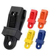 10 PCS Awning Rope Clamp Tarpaulin Clip Tent Canopy Clip Buckle  Reusable Tent Crocodile Clip Awning Outdoor Camping Accessories