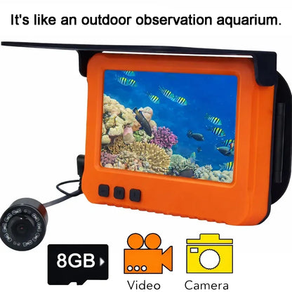 HD Underwater Fishing Camera with Video Recording & Night Vision