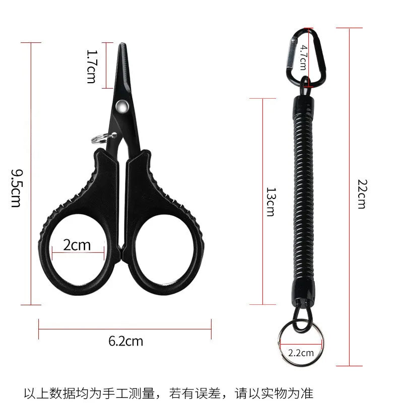 Titanium-Coated Braid Scissors and Line Cutter