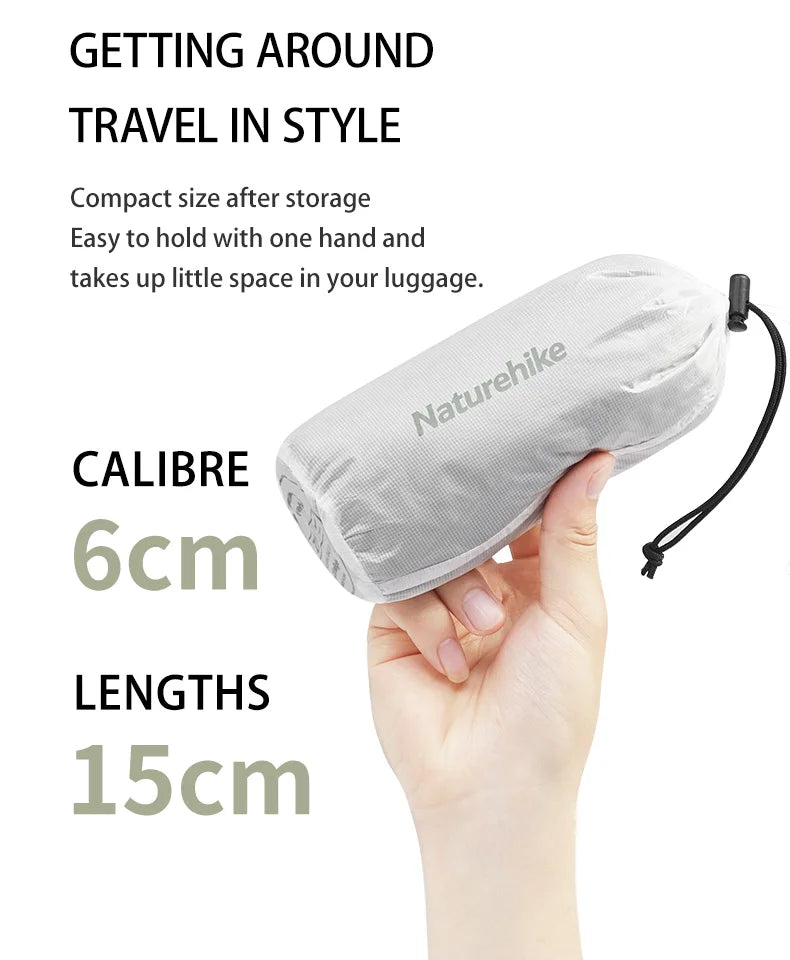Naturehike Sleeping Bag Liner 128g Ultralight Outdoor Travel Hiking Single Sleeping Bag Liner Travel Blanket Inner Sleeping Bag