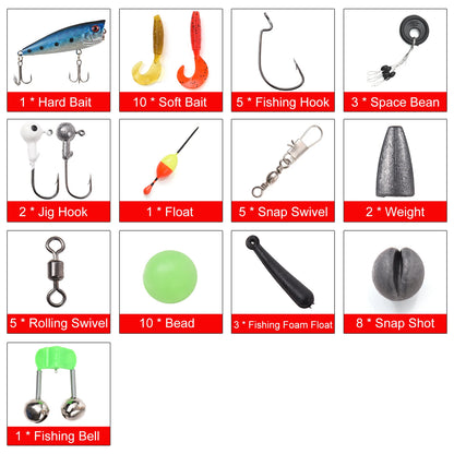 Kids Fishing Rod & Reel Combo, Complete Starter Kit