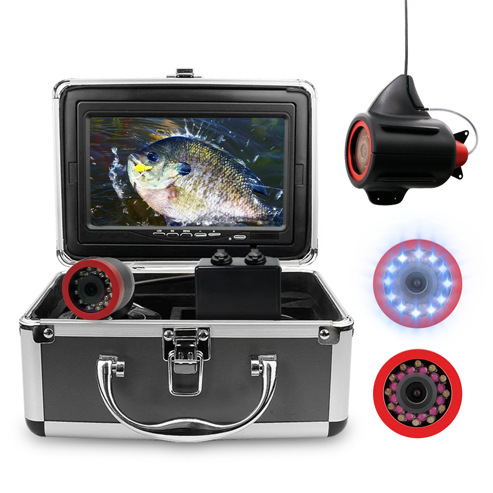 Erchang 7 Inch HD Ice Fishing Camera with Infrared Night Vision