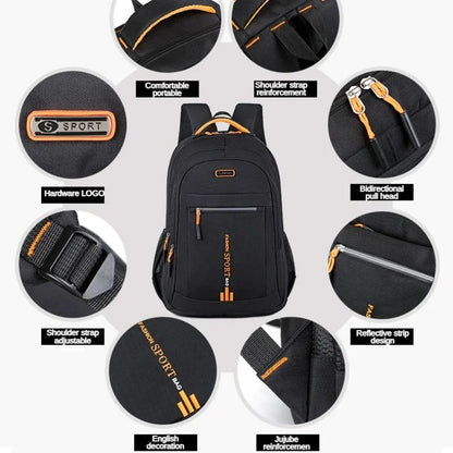Men's Backpacks Oxford Waterproof Rucksack Business Computer Bag Casual Travel Backpacks Senior High School Student Schoolbag 가방