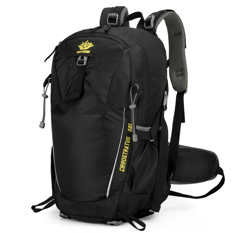New Style Fashionable Men's & Women's Travel Backpacks for Outdoor Mountaineering Large Capacity 35L Nylon Bag,