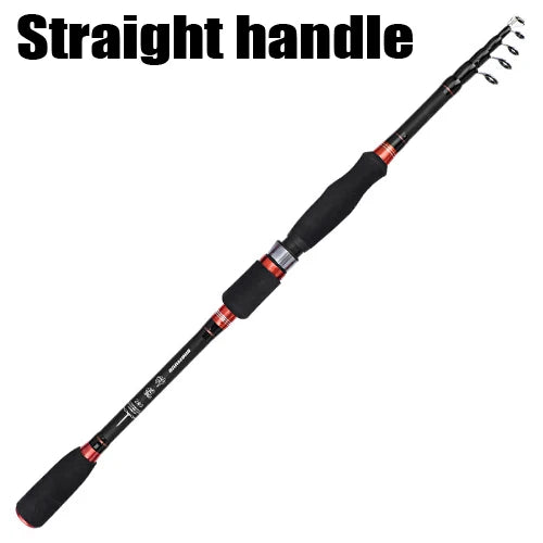 SIECHI Telescopic Lure Rod with Wooden Handle