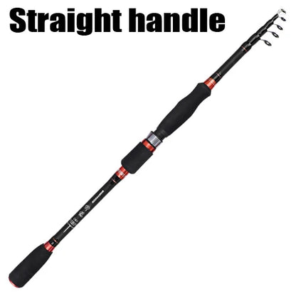 SIECHI Telescopic Lure Rod with Wooden Handle