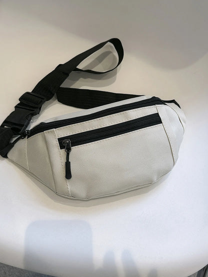 HOMEFISH Fanny Pack Sports Festival Workout Traveling Running Large Crossbody Casual Hands-Free Wallets Waist Pack Phone Bag