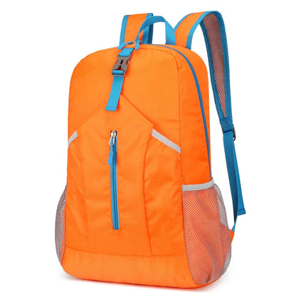 Outdoor Sports Shoulder Bag Ultra-light Large Capacity Folding Backpack Mountaineering Top Pack Suitable for Hiking, Cycling