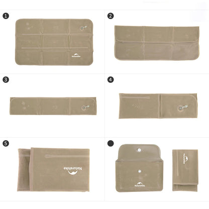 Naturehike Square Inflatable Pillow Outdoor Camping Hiking Ultralight Travel Portable Airplane Folding Pillows Soft Comfortable