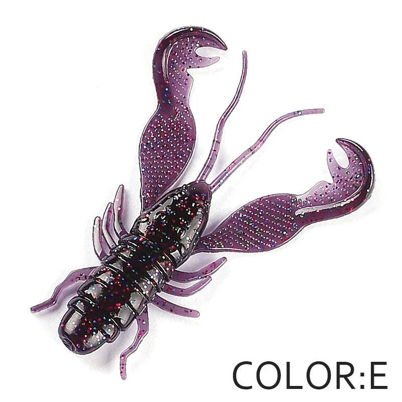 Supercontinent Filet Craw 40mm/15pcs 70mm/6pcs Soft Lure Fishing Lures shrimp Lobster Soft Plastic Lure Fishing Lures