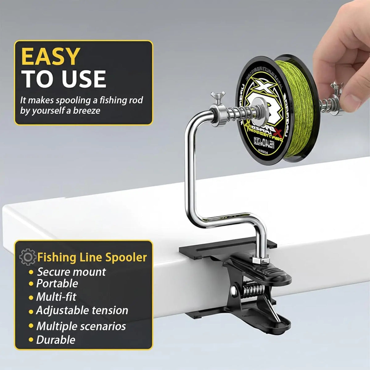 Portable Aluminum Line Spooling Station