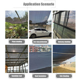Sunshade net privacy screen sunshade cloth suitable for outdoor terrace sunshade porch pavilion cover beige color