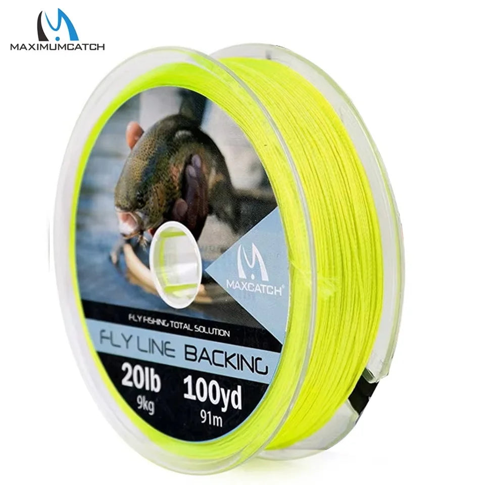 MAXIMUMCATCH Braided Fly Backing 100-300 Yds