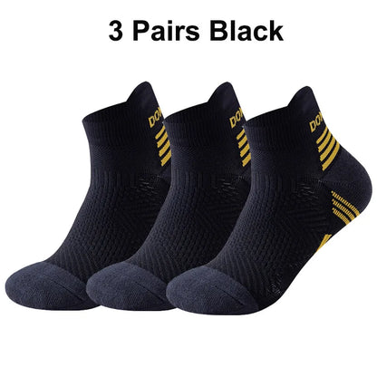 3/1Pairs Sport Compression Ankle Socks Men Women Professional Low Cut Fitness Marathon Running Outdoor Deodorant Breathable Sox