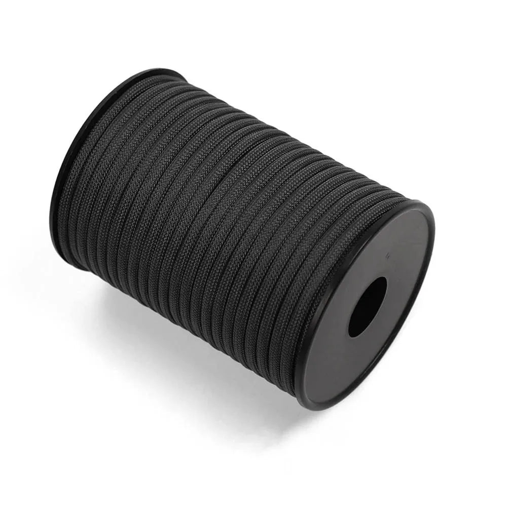 30M 550 Military Standard 9-Core Paracord Rope 4mm Outdoor Parachute Cord Survival Umbrella Tent Lanyard Strap Clothesline