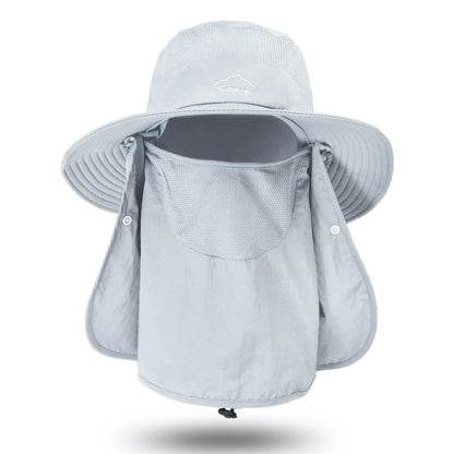 Breathable Fishing Sun Hat with Face Cover
