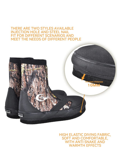 5mm Neoprene Felt Sole Wading Shoes