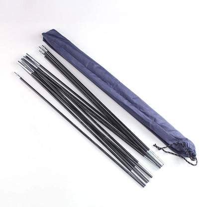 3.26m/3.4m/3.9m Camping Tent Rod 1 Pair 12 Pcs Glass Fiber Tent Arc Poles Replacement for Outdoor Equipment Accessories