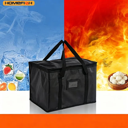 HOMEFISH 2026 New Warm Insulated Lunch Pouch, Convenient Takeaway Delivery Tote Bag, High Durability Food Storage Container