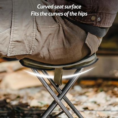 Naturehike Folding Stool for Outdoor Leisure Portable Lightweight Aluminum Chair High Load Travel Camping Foldable Fishing Chair