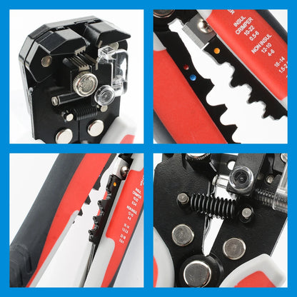 Professional Electrician Wire Tool Cable Wire Stripper Cutter Crimper Automatic Multifunctional Crimping Stripping Plier Tools