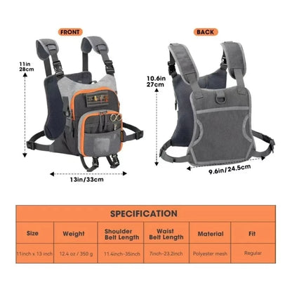 Ultralight Fly Fishing Chest Pack and Fanny Pack