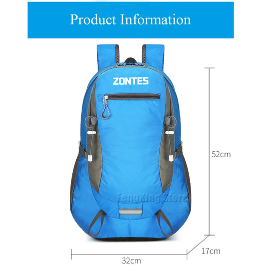 New 40L Outdoor Sports Mountaineering Bag for Men and Women Backpack with Large Capacity  For ZONTES G1-125