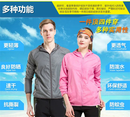 Waterproof Quick-Dry Camping Rain Jacket