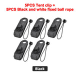 5/8/10PCS Tent Canopy Clip Outdoor Wind Rope Reusable Clamps Awning Tarpaulin Buckle Camping Mountaineering Shelters Accessories