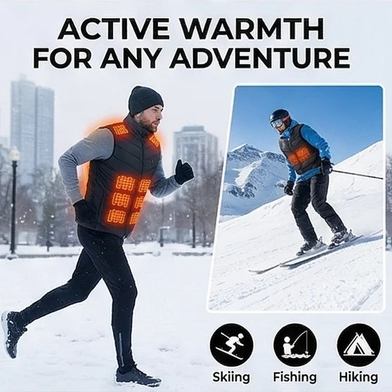 Smart Heated Vest with 21 Heating Zones