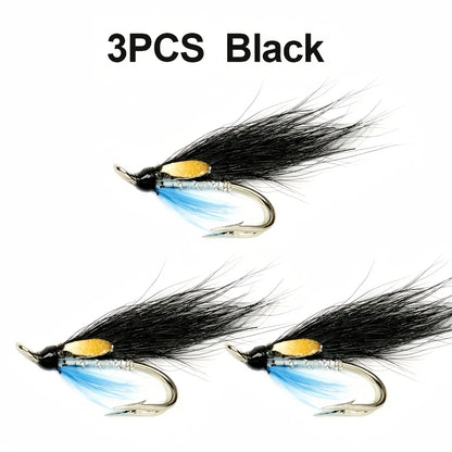 Double Hook Salmon Wet Flies (3 Pack)