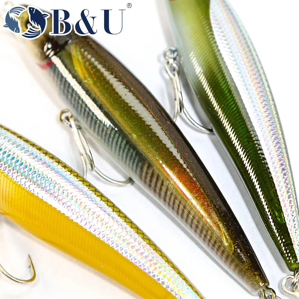 B&U Long-Casting Minnow Jerkbait