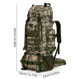90L Travel Bag Camping Backpack Tactical Hiking Climbing Bags Mountaineering Large Sport Knapsack Outdoor Men Luggage Rucksack