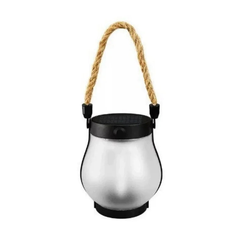 Solar Flame Rope Lantern – Flickering 3D Flame, Type-C