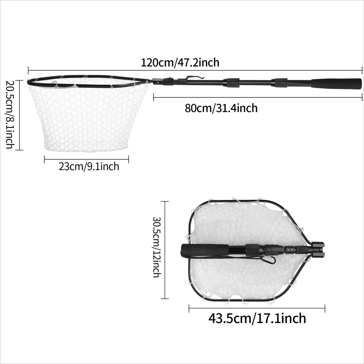 Telescopic Floating Landing Net (55-190cm)