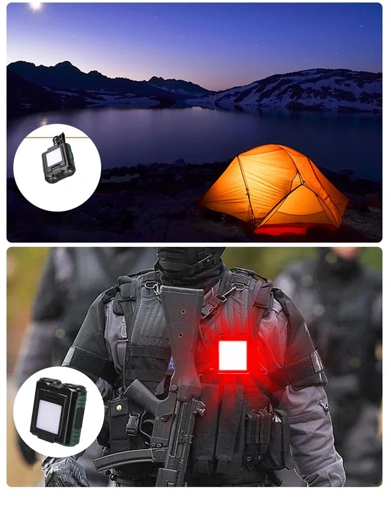 Sensor COB LED Headlamp Cap Clip Light USB Rechargeable Head Flashlight Built-in Battery Headlight Led Head for Fishing Camping
