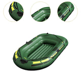 Inflatable Boat Kayak – Heavy Duty Outdoor Raft with Grab Handles & Oar Locks for Summer Water Sports