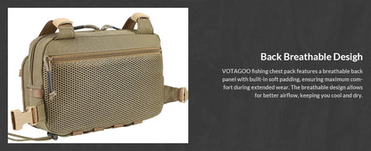 VOTAGOO Fly Fishing Chest Pack