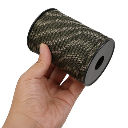 30M 550 Military Standard 9-Core Paracord Rope 4mm Outdoor Parachute Cord Survival Umbrella Tent Lanyard Strap Clothesline