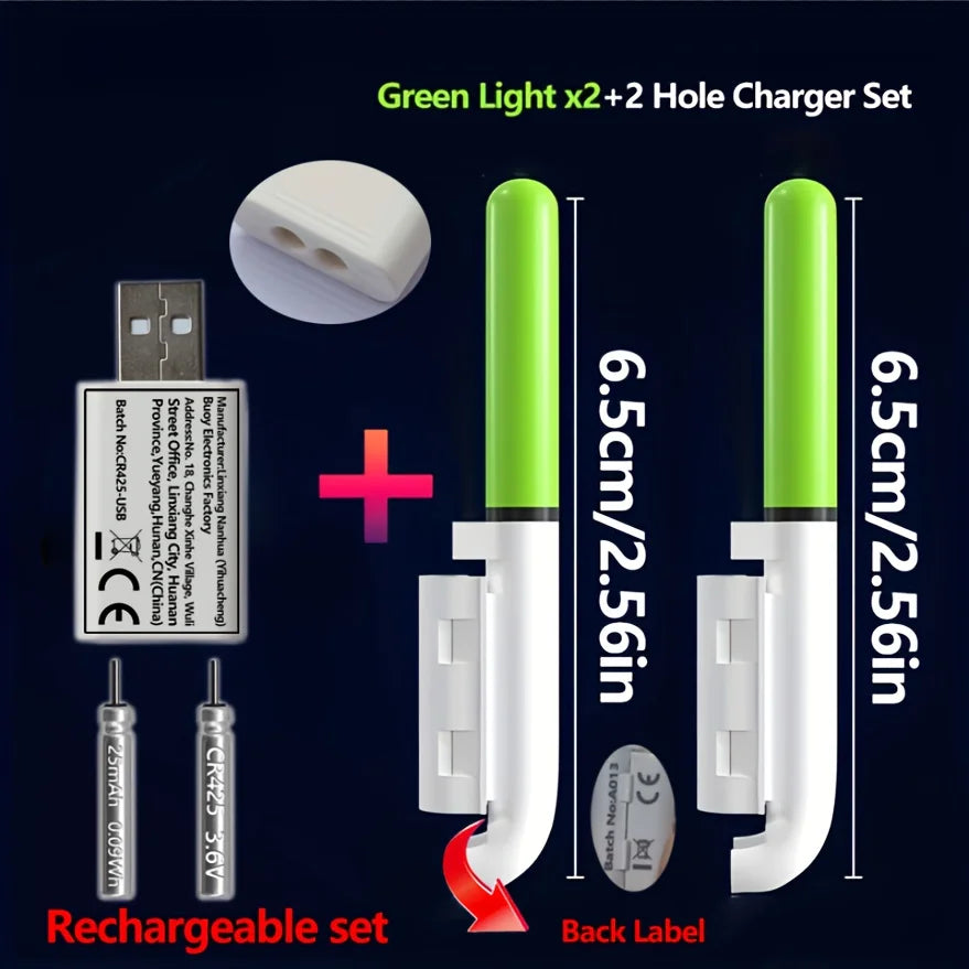 Rechargeable Rod Tip Bite Light Set