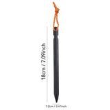 6Pcs Canopy Tent Pegs Aluminum Alloy Outdoor Garden Stakes Ground Nail With Cord For Camping Backpacking Hiking Tent Accessories