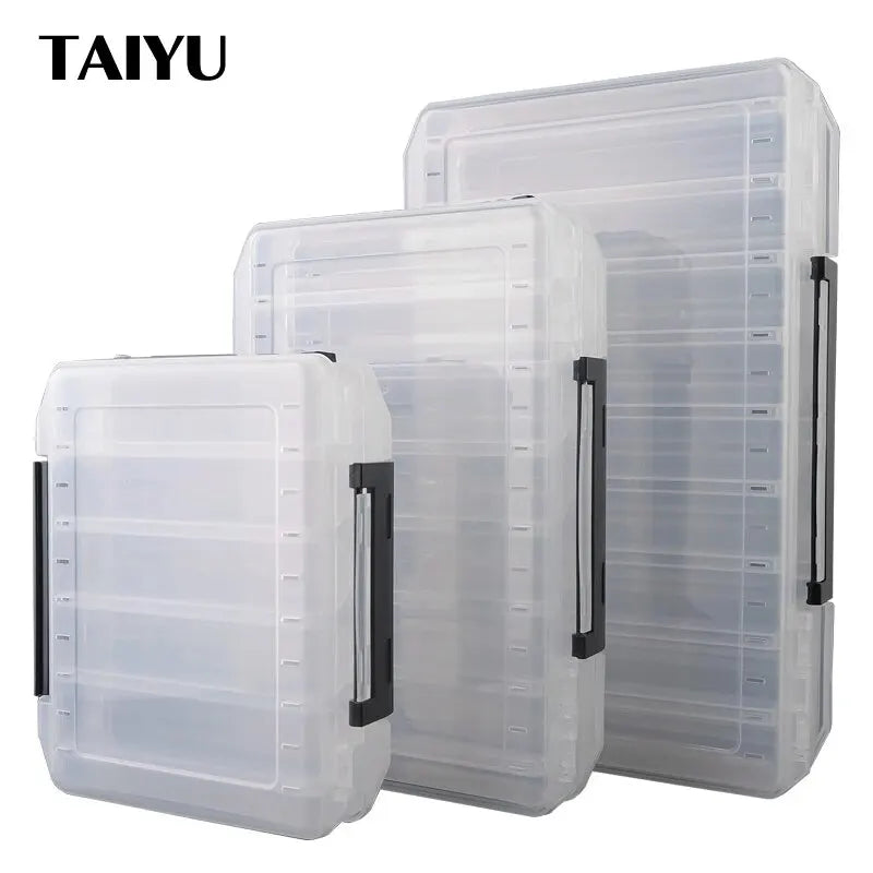 TAIYU Double-Sided Tackle Box (10/14/18 Compartments)
