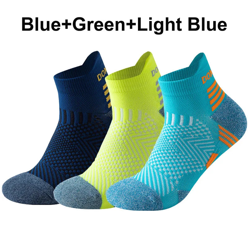 3/1Pairs Sport Compression Ankle Socks Men Women Professional Low Cut Fitness Marathon Running Outdoor Deodorant Breathable Sox