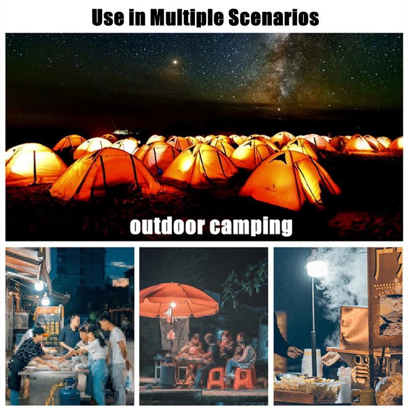USB Rechargeable LED Multifunctional Emergency Lights House Outdoor Portable Lanterns Emergency Lamp Lantern BBQ Camping Light