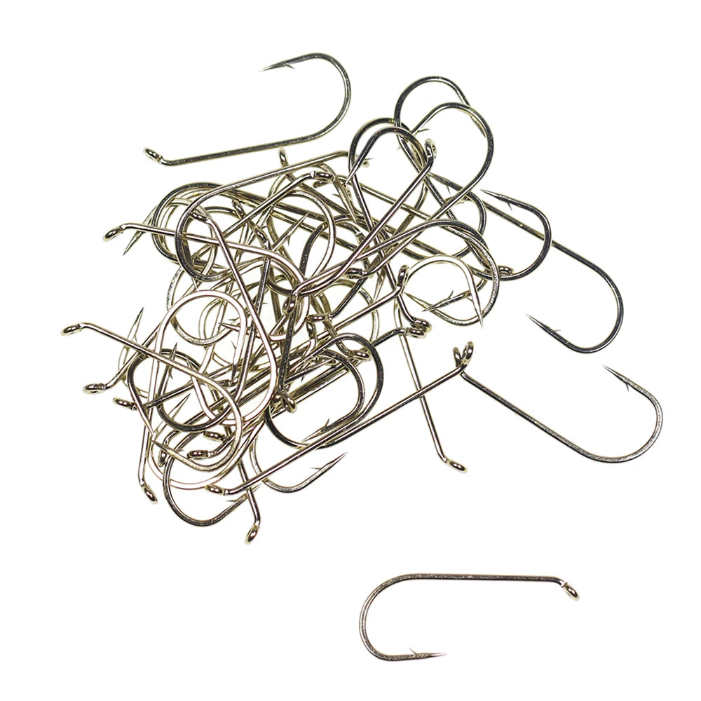 Vtwins 1X Long Shank Fly Tying Hooks (100 Pack)